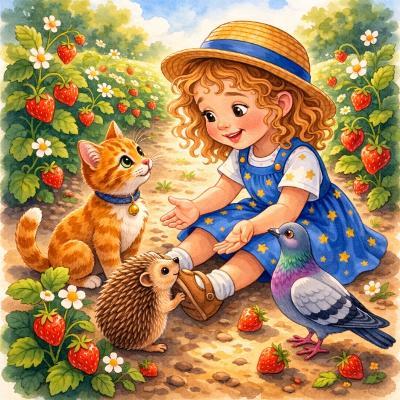 The The Disappearing Strawberries - Patricia Snelling - cover