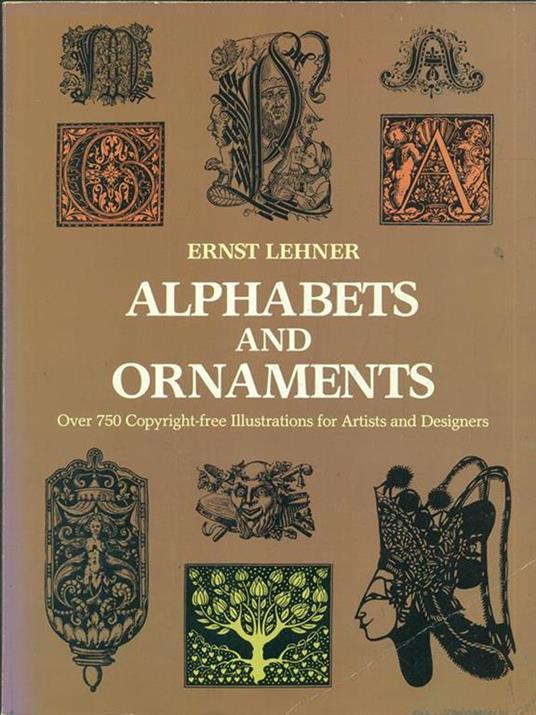 Alphabets and ornaments - Ernst Lehner - copertina