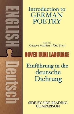 Introduction to German Poetry: A Dual-Language Book - Gustave Mathieu - cover