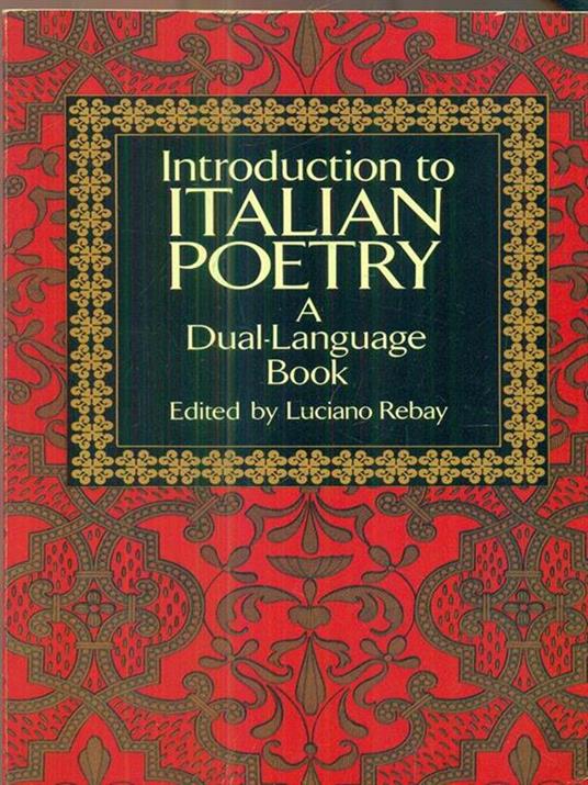 Introduction to Italian Poetry: A Dual-Language Book - Luciano Rebay - cover