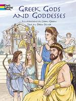 Greek Gods and Goddesses: Coloring Book