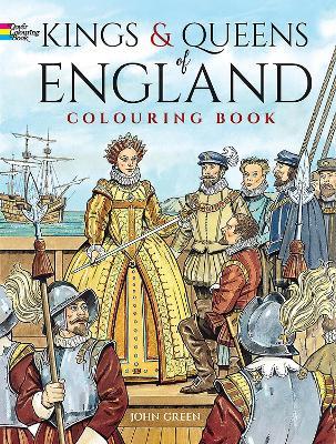 Kings and Queens of England Coloring Book - John Green - cover