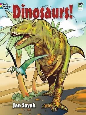 Dinosaurs! Coloring Book - Jan Sovak - cover