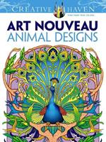 Creative Haven Art Nouveau Animal Designs Coloring Book