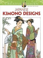 Creative Haven Japanese Kimono Designs Coloring Book