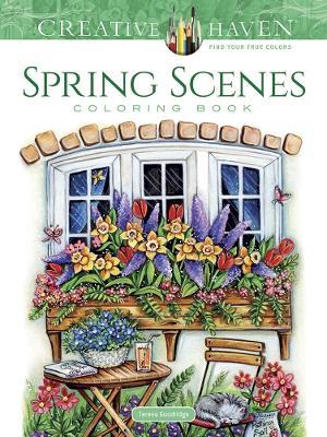 Creative Haven Spring Scenes Coloring Book - Teresa Goodridge - cover