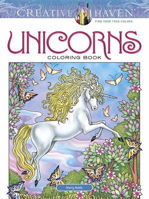 Creative Haven Unicorns Coloring Book - Marty Noble - cover