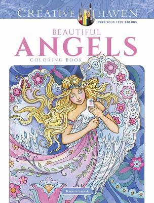 Creative Haven Beautiful Angels Coloring Book - Marjorie Sarnat - cover