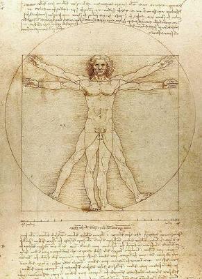 Vitruvian Man Notebook - Leonardo Da Vinci - cover