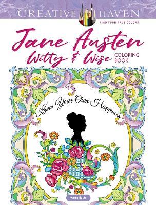 Creative Haven Jane Austen Witty & Wise Coloring Book - Marty Noble - cover