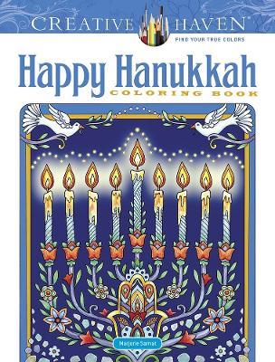 Creative Haven Happy Hanukkah Coloring Book - Marjorie Sarnat - cover