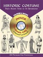 Historic Costume - CD-Rom and Book: From Ancient Times to the Renaissance