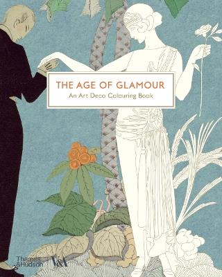 The Age of Glamour: An Art Deco Colouring Book - cover