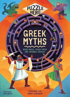 Greek Myths: Solve mazes, crack codes and untangle riddles - Cath Ard - cover
