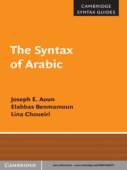 The Syntax of Arabic