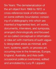 Six Years: The Dematerialization of the Art Object from 1966 to 1972