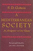 A Mediterranean Society,  An Abridgment in One Volume - S. D. Goitein - cover