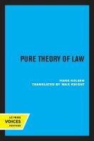 Pure Theory of Law - Hans Kelsen - cover