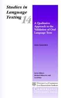 A Qualitative Approach to the Validation of Oral Language Tests - University of Cambridge Local Examinations Syndicate - cover