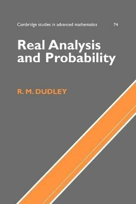 Real Analysis and Probability - R. M. Dudley - cover