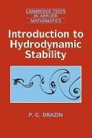 Introduction to Hydrodynamic Stability - P. G. Drazin - cover