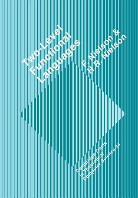 Two-Level Functional Languages - Flemming Nielson,Hanne Riis Nielson - cover