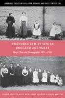 Changing Family Size in England and Wales: Place, Class and Demography, 1891-1911 - Eilidh Garrett,Alice Reid,Kevin Schurer - cover