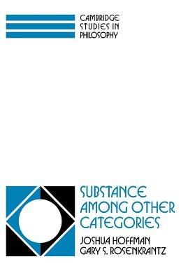 Substance among Other Categories - Joshua Hoffman,Gary S. Rosenkrantz - cover