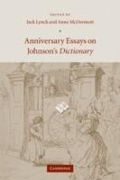 Anniversary Essays on Johnson's Dictionary - cover
