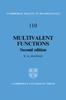Multivalent Functions - W. K. Hayman - cover