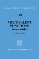 Multivalent Functions - W. K. Hayman - cover