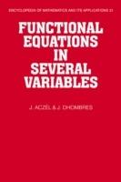 Functional Equations in Several Variables - J. Aczel,J. Dhombres - cover
