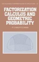 Factorization Calculus and Geometric Probability - R. V. Ambartzumian - cover