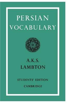 Persian Vocabulary - Ann K. S. Lambton - cover