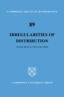 Irregularities of Distribution - Jozsef Beck,William W. L. Chen - cover