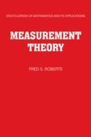 Measurement Theory: Volume 7: With Applications to Decisionmaking, Utility, and the Social Sciences - Fred S. Roberts - cover