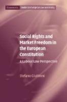 Social Rights and Market Freedom in the European Constitution: A Labour Law Perspective - Stefano Giubboni - cover