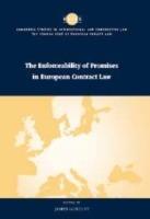 The Enforceability of Promises in European Contract Law - cover