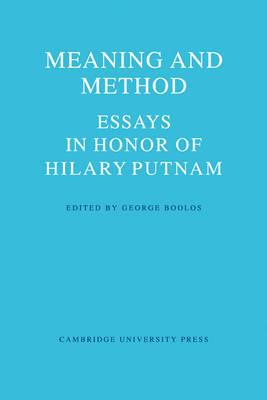 Meaning and Method: Essays in Honor of Hilary Putnam - cover