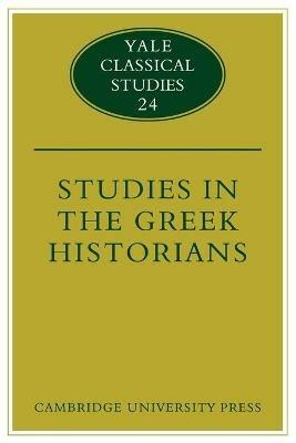 Studies in the Greek Historians - Donald Kagan - cover