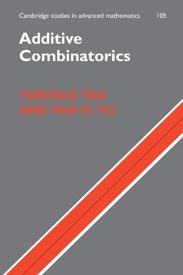 Additive Combinatorics - Terence Tao,Van H. Vu - cover