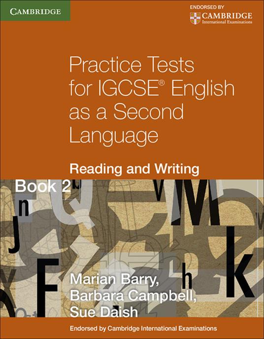 Practice Tests for IGCSE English as a Second Language: Reading and Writing Book 2 - Marian Barry,Barbara Campbell,Sue Daish - cover