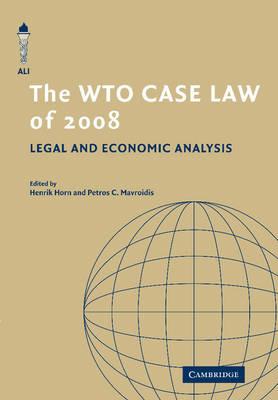 The WTO Case Law of 2008 - cover