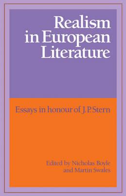 Realism in European Literature: Essays in Honour of J. P. Stern - cover