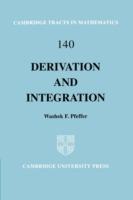 Derivation and Integration - Washek F. Pfeffer - cover