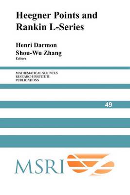 Heegner Points and Rankin L-Series - cover