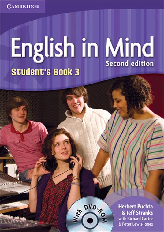 English in Mind Level 3 Student's Book with DVD-ROM - Herbert Puchta,Jeff Stranks,John John - cover