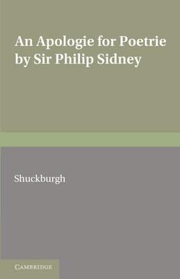 An Apologie for Poetrie by Sir Philip Sidney - Evelyn S. Shuckburgh - cover