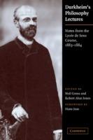 Durkheim's Philosophy Lectures: Notes from the Lycee de Sens Course, 1883-1884 - Emile Durkheim - cover
