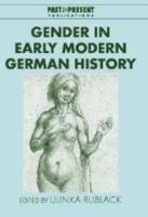 Gender in Early Modern German History - cover